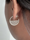 Recycled silver & gold plated earrings CIRCOOP *P
