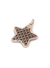 Recycled silver & gold plated pendant STAR *P