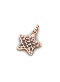 Recycled silver & gold plated pendant MINISTAR *P