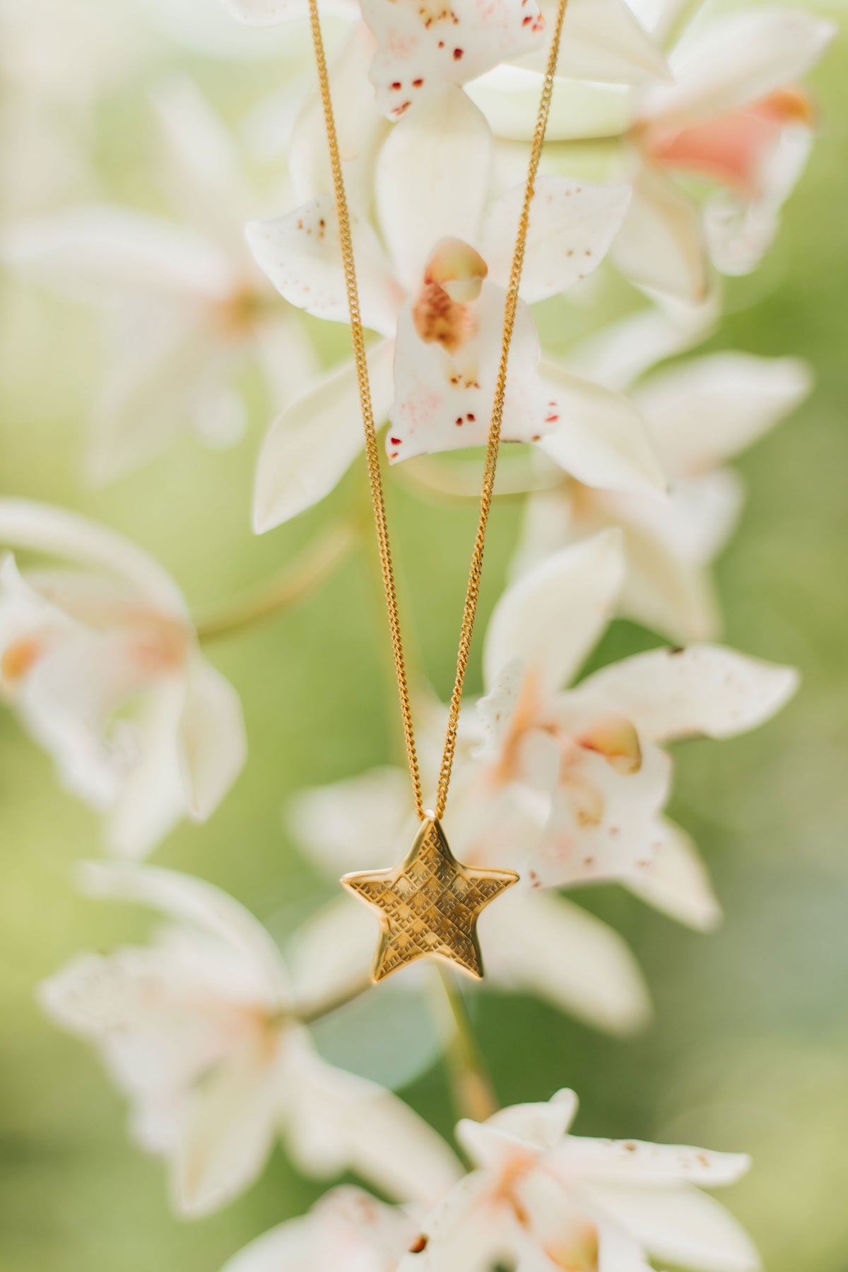 Recycled silver & gold plated pendant MERIBEL