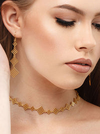 Eco gold plated necklace NET *P