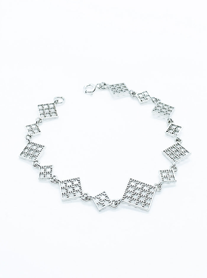 Eco silver bracelet NET *P