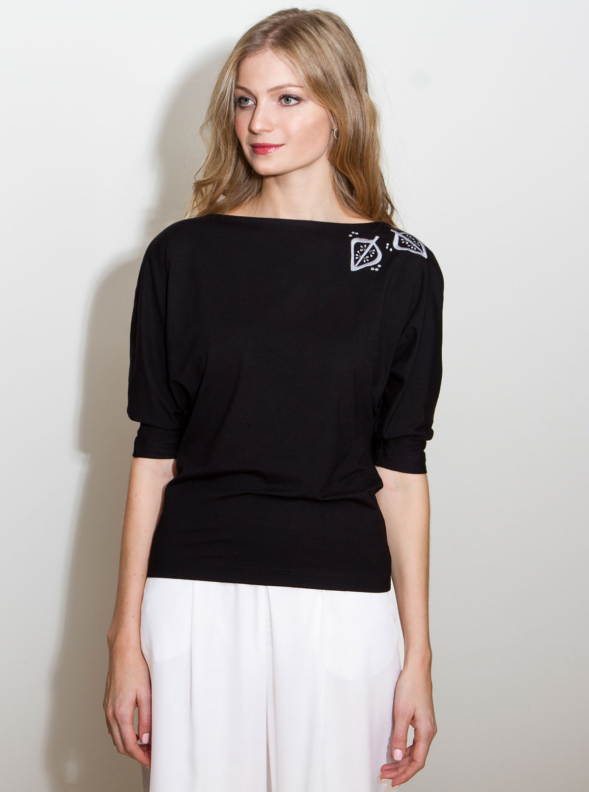 Black Bamboo Blouse TAEVI