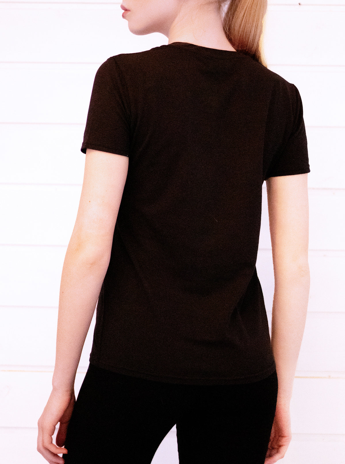 Black Organic Blend T-shirt BASIC